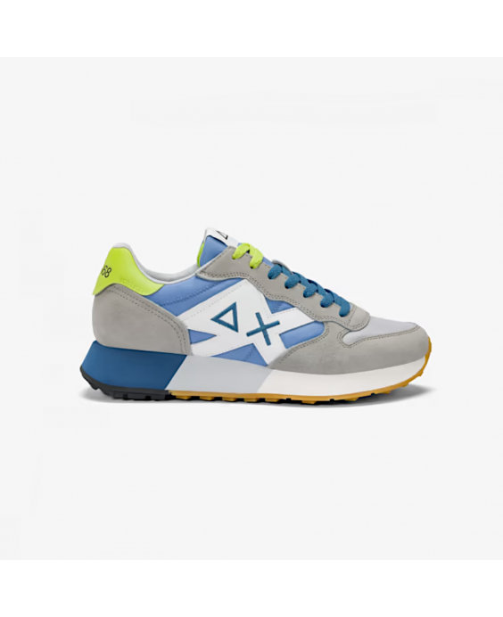 SUN68 Sneakers Jaki 2.0 Bicolor Uomo Grigio chiaro Avo Z35112 - 0656