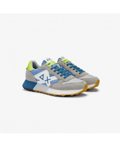 SUN68 Sneakers Jaki 2.0 Bicolor Uomo Grigio chiaro Avo Z35112 - 0656