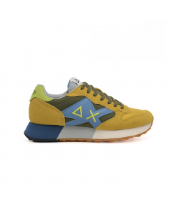 SUN68 Sneakers Jaki 2.0 Bicolor Uomo Giallo Verde militare Z35112 - 2319