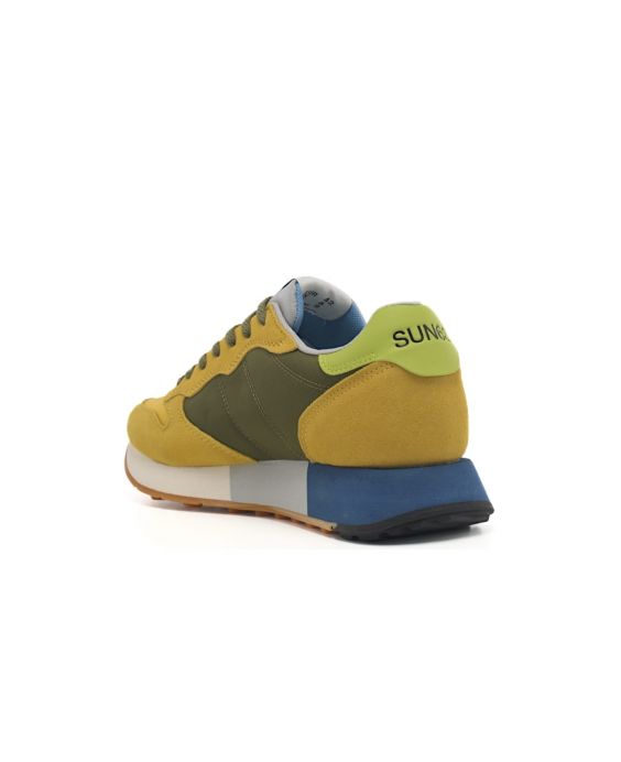 SUN68 Sneakers Jaki 2.0 Bicolor Uomo Giallo Verde militare Z35112 - 2319