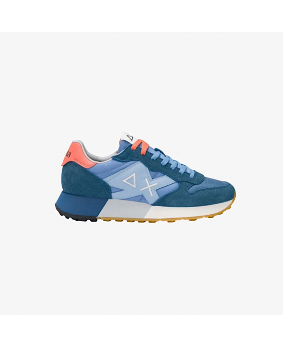 SUN68 Sneakers Jaki 2.0 Bicolor Uomo Avio scuro Z35112 - 8056