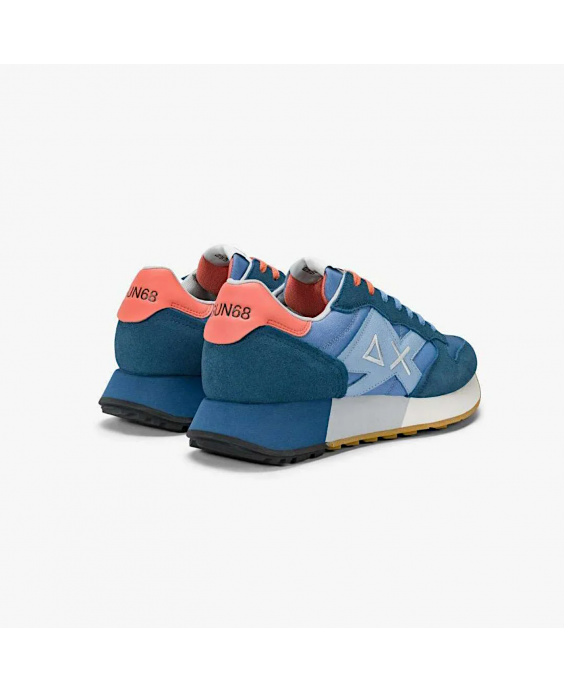 SUN68 Sneakers Jaki 2.0 Bicolor Uomo Avio scuro Z35112 - 8056
