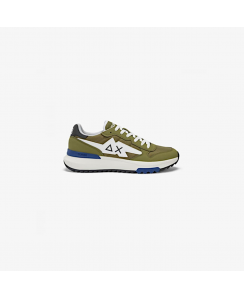 SUN68 Sneakers Niki 2.0 Solid Uomo Militare Z35120-19
