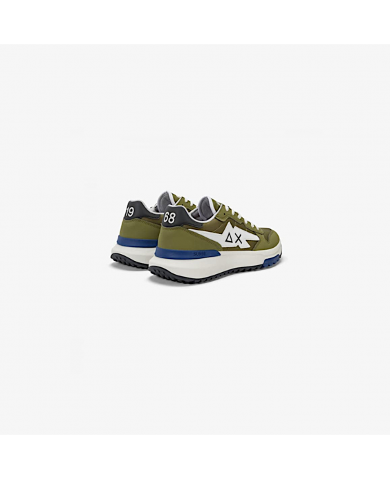 SUN68 Sneakers Niki 2.0 Solid Uomo Militare Z35120-19