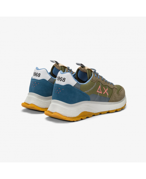 SUN68 Sneakers Fire & Camping Uomo Verde militare Z35130 - 19