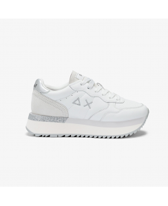 SUN68 Sneakers Big Ally Leather Donna Bianco Z35208 - 01