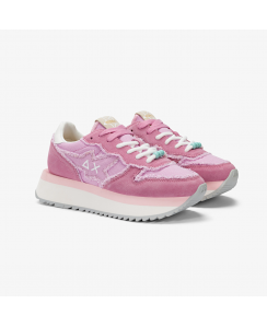 SUN68 Sneakers Big Stargirl Canvas Donna Ciclamino Z35216 - 72