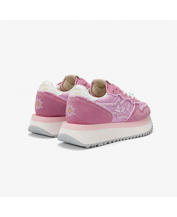 SUN68 Sneakers Big Stargirl Canvas Donna Ciclamino Z35216 - 72
