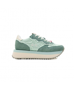 SUN68 Sneakers Big Stargirl Canvas Donna Acqua Z35216 - 94