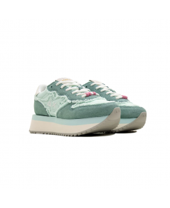 SUN68 Sneakers Big Stargirl Canvas Donna Acqua Z35216 - 94