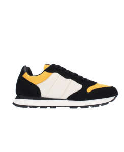 SUN68 Sneakers Tom Color Uomo Nero Giallo Z43107