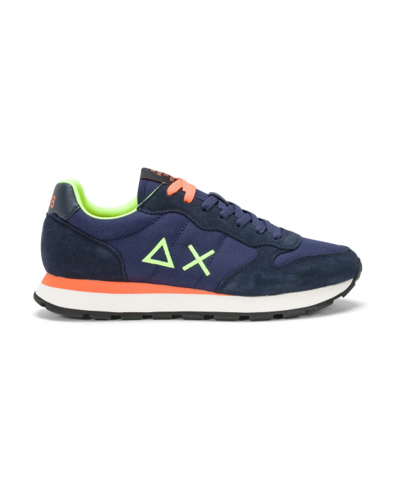 SUN68 Sneakers Tom Fluo Uomo Navy Blu Z44102-07