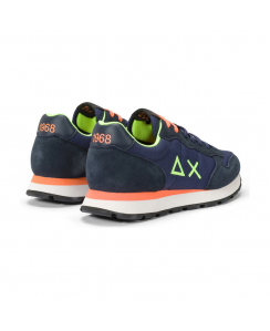 SUN68 Sneakers Tom Fluo Uomo Navy Blu Z44102-07