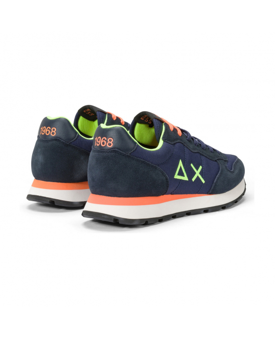 SUN68 Sneakers Tom Fluo Uomo Navy Blu Z44102-07