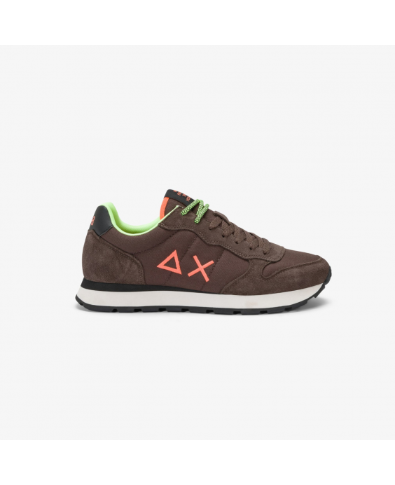 SUN68 Sneakers Tom Fluo Uomo Marrone Z45102 - 08