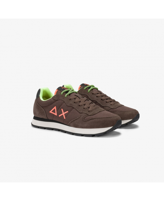 SUN68 Sneakers Tom Fluo Uomo Marrone Z45102 - 08 SUN68 Sneakers Tom Fluo Uomo Marrone Z45102 - 08