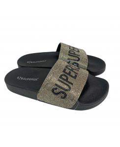 SUPERGA Black-Bronze Slipper