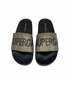 SUPERGA Black-Bronze Slipper