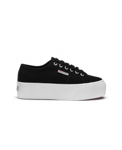 SUPERGA Sneakers 2790 Platform Donna Nero Bianco S9111LW - F83