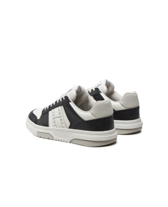 TOMMY JEANS Sneakers The Brooklyn Leather Uomo Nero EM0EM01429 TOMMY JEANS Sneakers The Brooklyn Leather Uomo Nero EM0EM01429