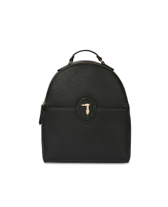 TRUSSARDI Zaino Logo Patch Donna Nero 75B01356 9Y099999 K299