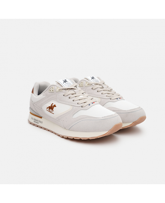 U.S. GRAND POLO Sneakers Jumpy Mix Uomo Bianco GPM513301 - 1061
