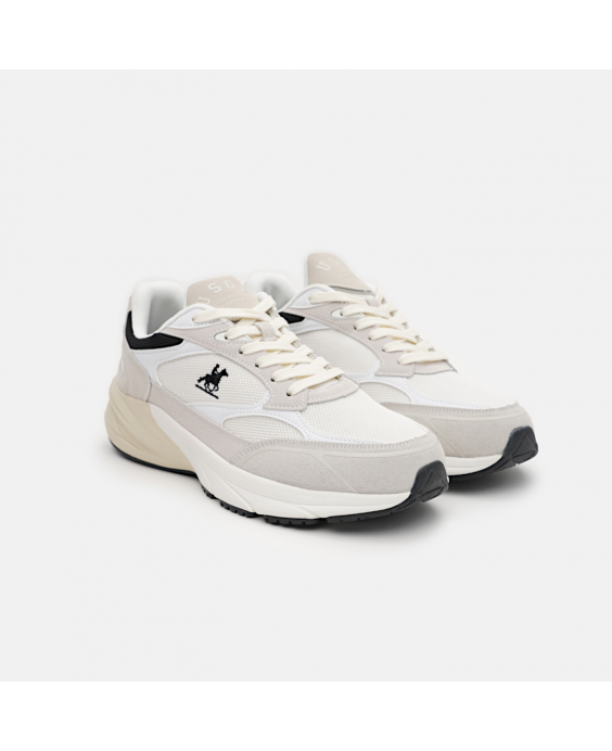 U.S. GRAND POLO Sneakers Bart Mix Uomo Bianco GPM515300 - 1020