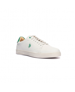 U.S. POLO ASSN. Sneakers Hummer001 Uomo Bianco Verde HUMMER001 LTH-WHI-GRE01