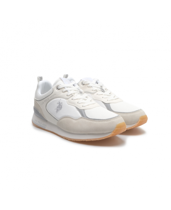 U.S. POLO ASSN. Sneakers Tabry007A Uomo Bianco Grigio TABRY007A-WHI-LGR03