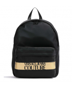 VERSACE JEANS COUTURE Man Black Iconic logo Backpack 75YA4B90 - ZS927 G89